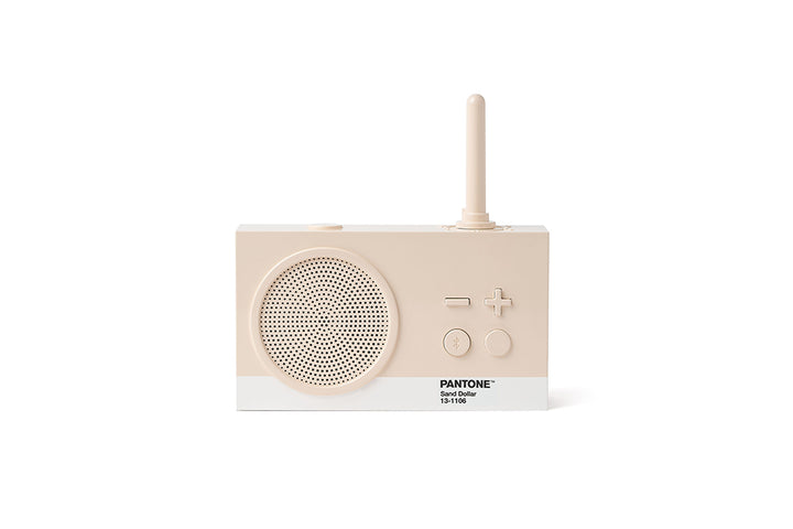 Lexon X Pantone Tykho 3 Bluetooth Speaker & Radio 'Sand Dollar'