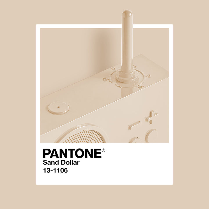 Lexon X Pantone Tykho 3 Bluetooth Speaker & Radio 'Sand Dollar'