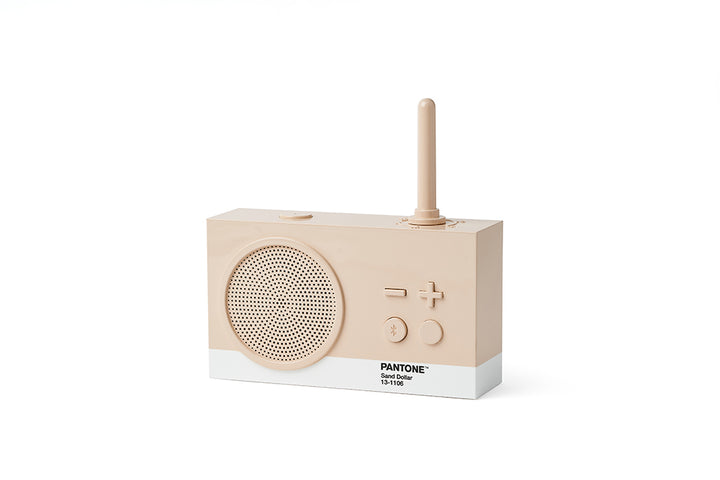 Lexon X Pantone Tykho 3 Bluetooth Speaker & Radio 'Sand Dollar'