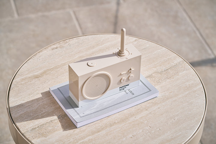 Lexon X Pantone Tykho 3 Bluetooth Speaker & Radio 'Sand Dollar'