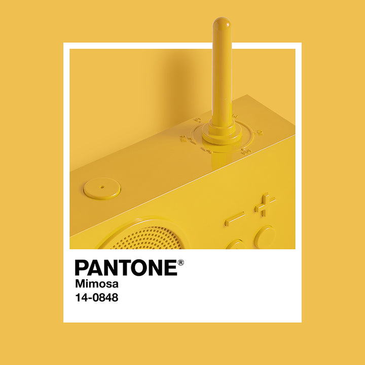 Lexon X Pantone Tykho 3 Bluetooth Speaker & Radio 'Mimosa'