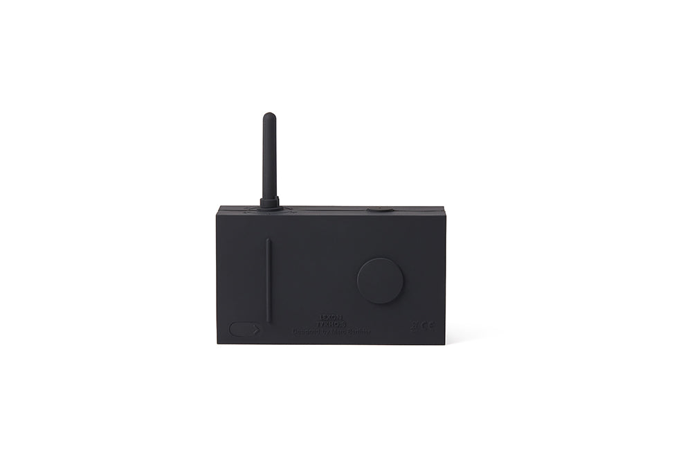Lexon Tykho 3 Bluetooth Speaker & Radio 'Black'