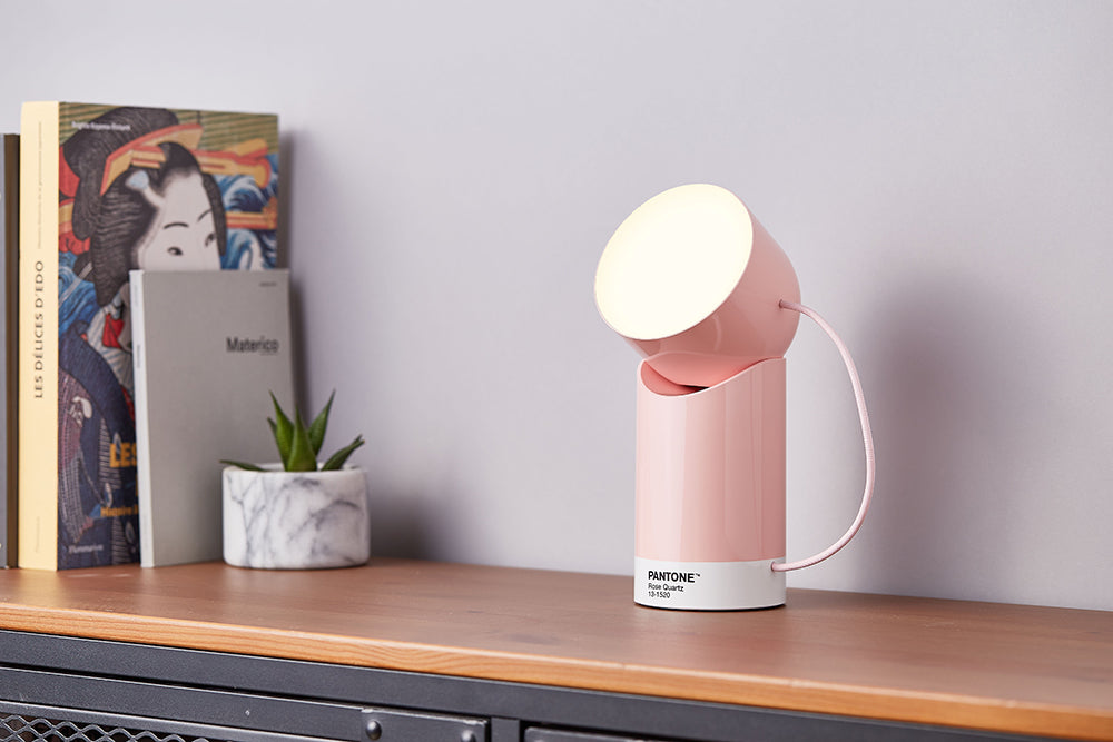 Lexon X Pantone Orbe Portable Lamp 'Rose Quartz'