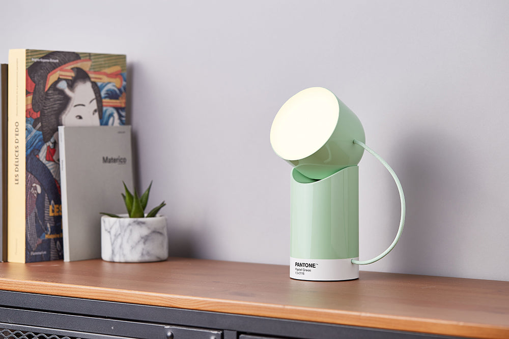 Lexon X Pantone Orbe Portable Lamp 'Pastel Green'