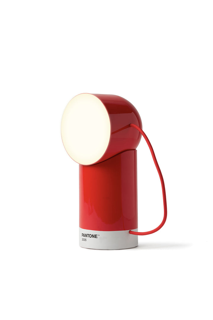 Lexon X Pantone Orbe Portable Lamp 'Red'