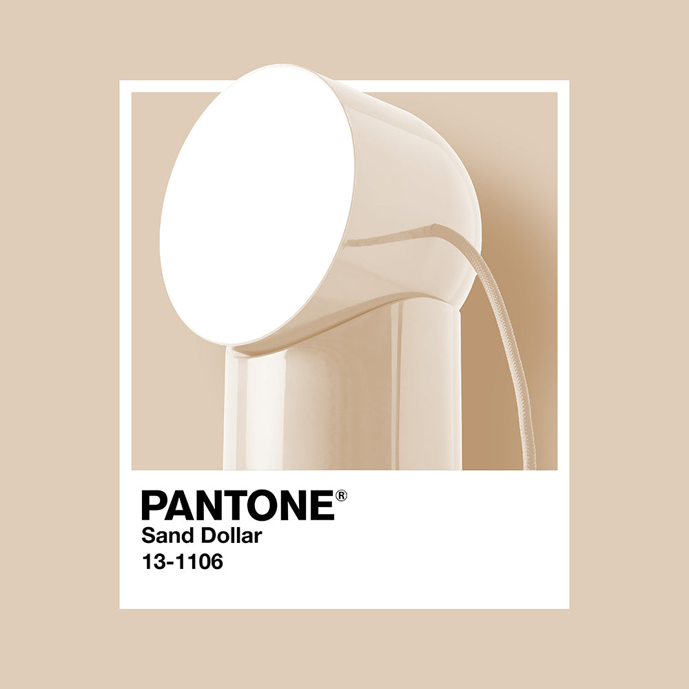 Lexon X Pantone Orbe Portable Lamp 'Sand Dollar'