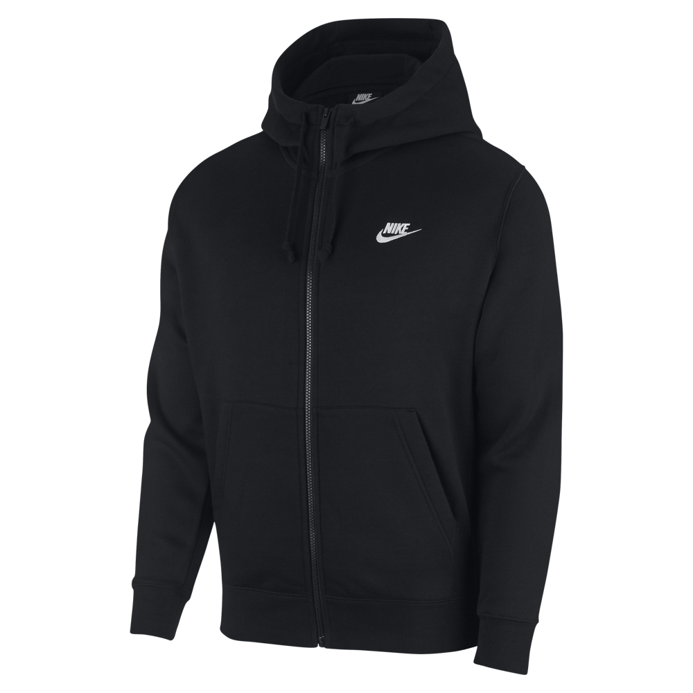 Nike Sportswear Club Fleece Z/U 'Black'