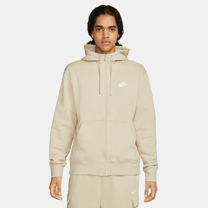 Nike Sportswear Club Fleece Zip Up Hoodie 'Rattan'