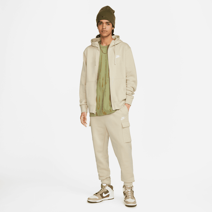 Nike Sportswear Club Fleece Zip Up Hoodie 'Rattan'
