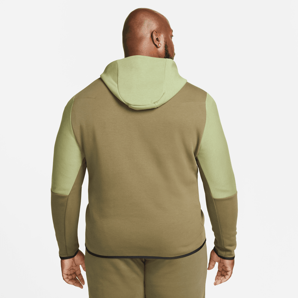 Nike Sportswear Tech Fleece Zip Up Hoodie 'Olive/Green'