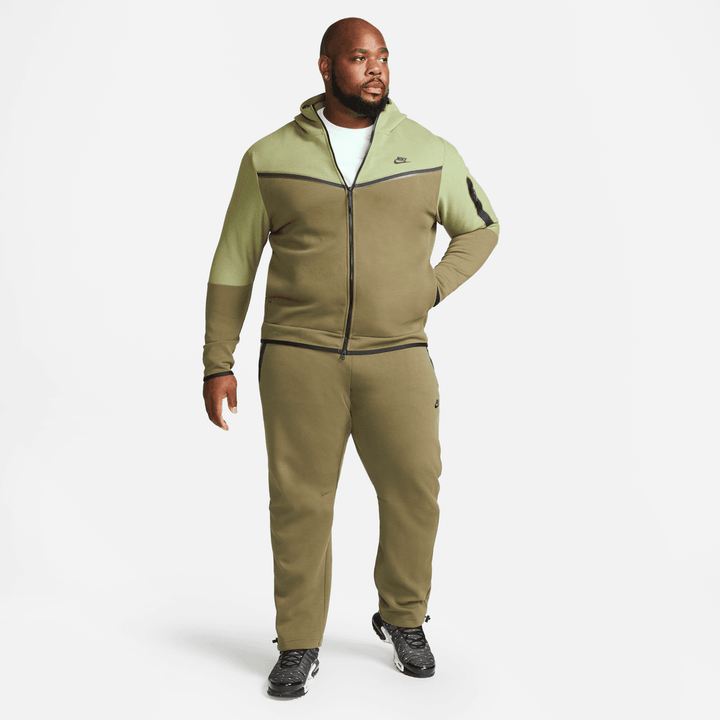 Nike Sportswear Tech Fleece Zip Up Hoodie 'Olive/Green'