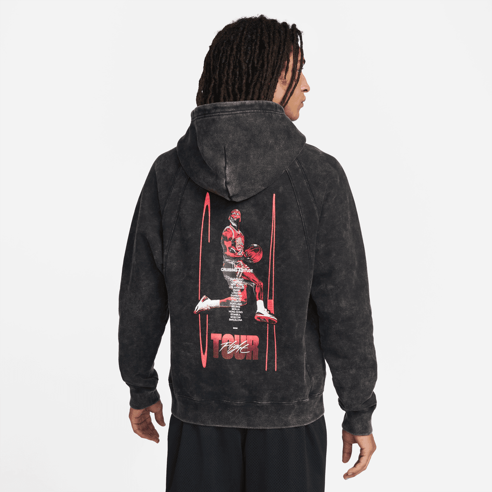 Jordan Flight Heritage French Terry Pullover 'Washed Black'