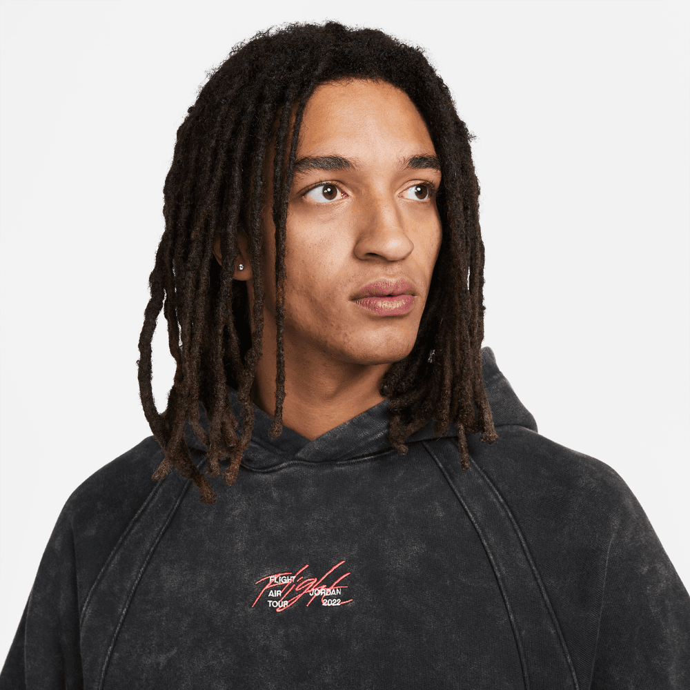 Jordan Flight Heritage French Terry Pullover 'Washed Black'