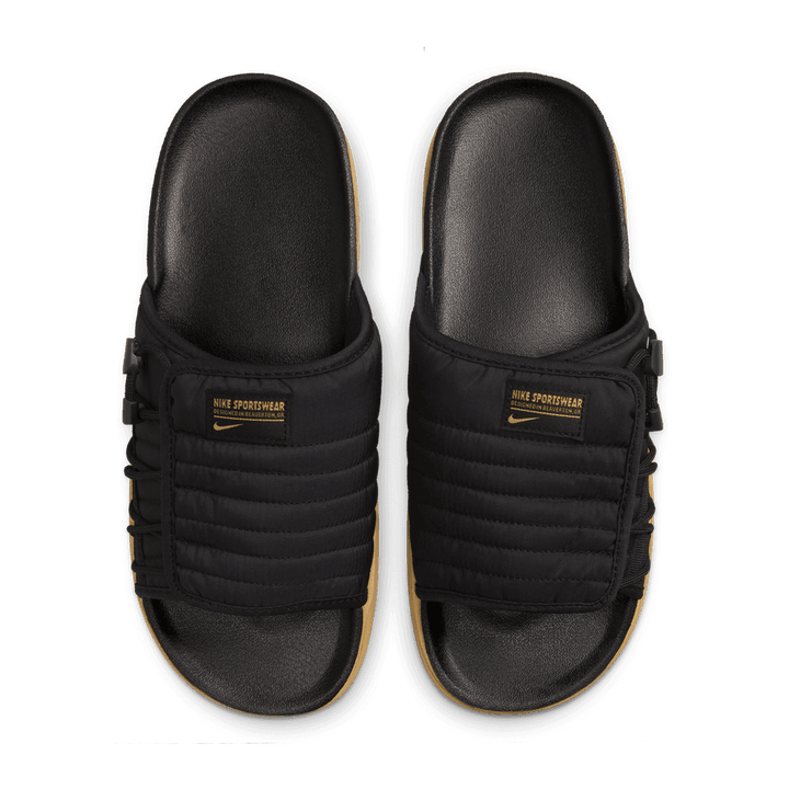 Nike Asuna 2 Slides 'Black/Sanded Gold'