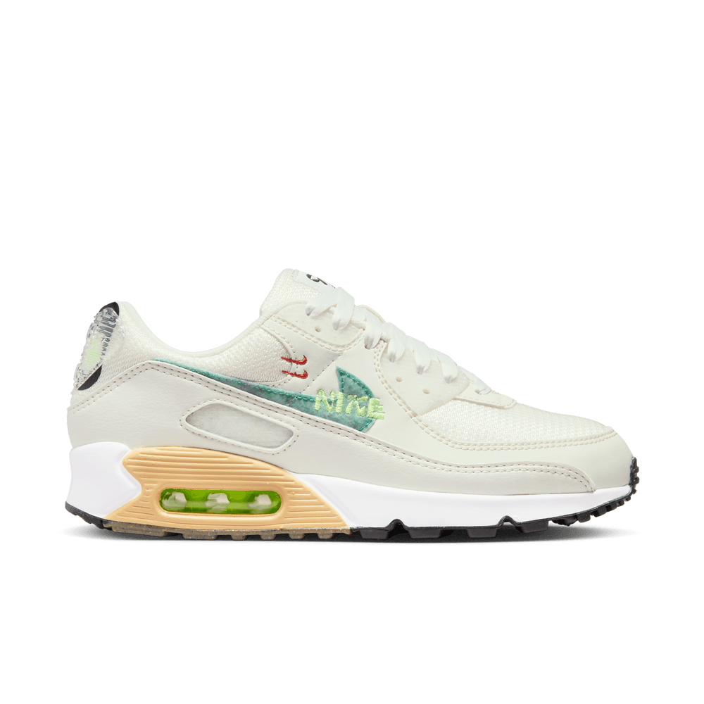 Nike Women's Air Max 90 SE 'Summit White/Neptune' Courtside Sneakers