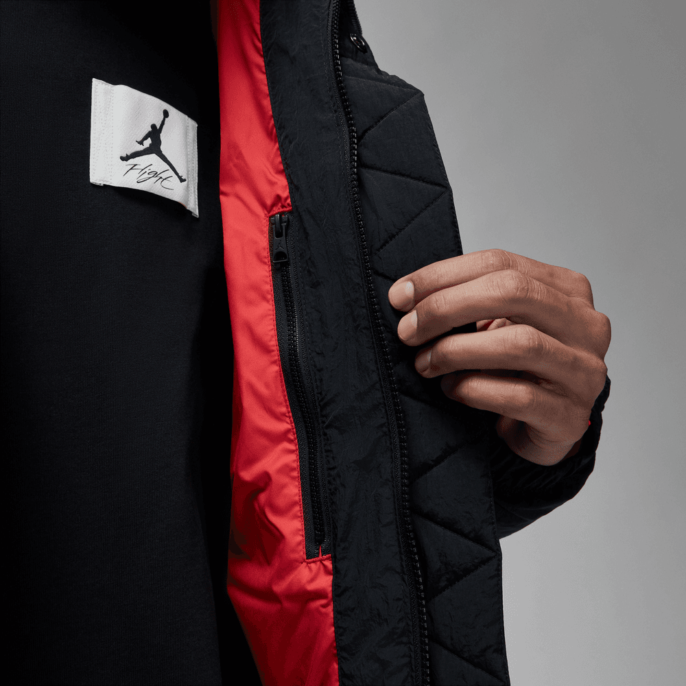Air Jordan Essential Puffer Jacket Black Courtside Sneakers