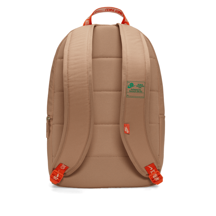 Nike Heritage Backpack 'Hemp/Safety Orange'