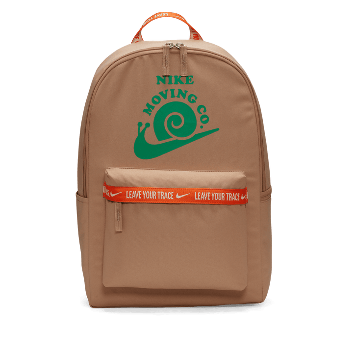 Nike Heritage Backpack 'Hemp/Safety Orange'